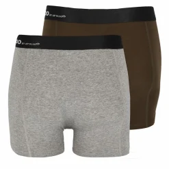 Apollo Bamboo Basic onderbroek heren grey army 2-pack< Sportondergoed