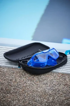 Zwemmen & Duiken-Aqua Sphere  Mask brillenkoker black light blue