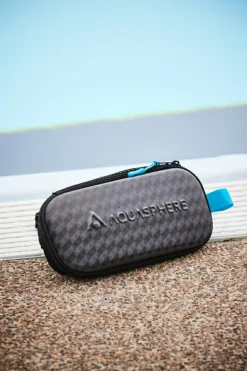 Zwemmen & Duiken-Aqua Sphere  Mask brillenkoker black light blue