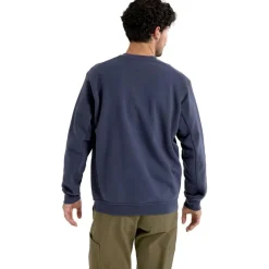 Outdoor Trui-Arc'teryx Emblem Fleece Crew sweater heren black sapphire