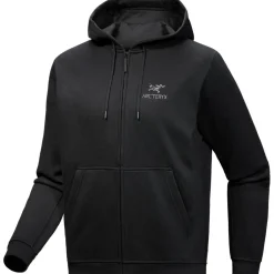 Fleece Vest-Arc'teryx Emblem Hoody fleece vest heren black