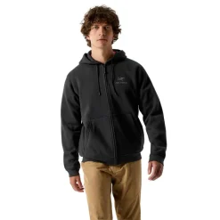 Fleece Vest-Arc'teryx Emblem Hoody fleece vest heren black