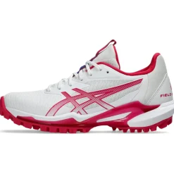 Asics FIELD SPEED FF 2 hockeyschoenen dames white bright rose< Hockeyschoenen