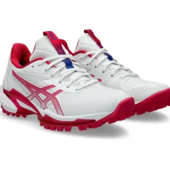 Asics FIELD SPEED FF 2 hockeyschoenen dames white bright rose< Hockeyschoenen