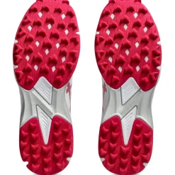 Asics FIELD ULTIMATE FF 2 hockeyschoenen dames white bright rose< Hockeyschoenen