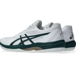 Tennisschoenen-Asics Game FF Clay/OC tennisschoenen heren white saxon green