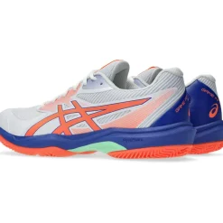 Padelschoenen-Asics GAME FF padelschoen heren white vivid coral