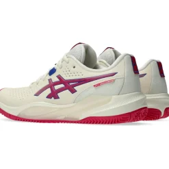 Asics GEL-CHALLENGER 15 CLAY tennisschoenen dames cream bright rose< Tennisschoenen