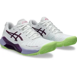 Asics Gel-Challenger 14 padelschoenen dames white deep mauve< Padelschoenen