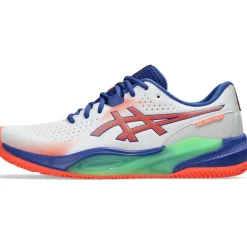 Padelschoenen-Asics GEL-CHALLENGER 15 padelschoenen heren white vivid coral
