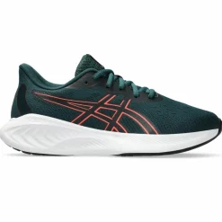 Asics Gel-Cumulus 26 GS hardloopschoenen junior saxon green coral reef< Hardloopschoenen