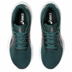 Asics Gel-Cumulus 26 GS hardloopschoenen junior saxon green coral reef< Hardloopschoenen