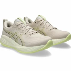 Hardloopschoenen-Asics Gel-Cumulus 27 hardloopschoenen dames mineral beige huddle yellow