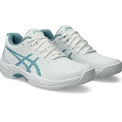 Tennisschoenen-Asics Gel-Game 9 Clay/OC tennisschoenen dames white gris blue