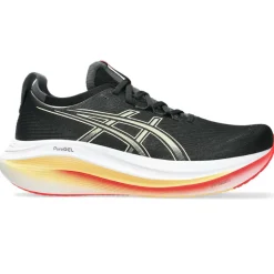 Asics GEL-NIMBUS 27 hardloopschoenen heren black khaki< Hardloopschoenen
