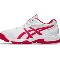 Asics GEL-PEAKE 3 GS hockeyschoenen junior white bright rose< Hockeyschoenen
