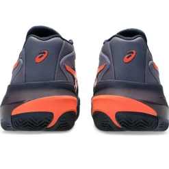 Asics Gel-Resolution X Clay tennisschoenen heren greyish purple nova orange< Tennisschoenen