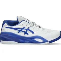 Asics GEL-RESOLUTION X CLAY tennisschoenen heren white dark cobalt< Tennisschoenen