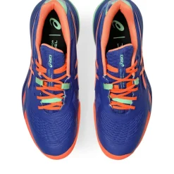 Asics GEL-RESOLUTION X padelschoenen heren dark cobalt vivid coral< Padelschoenen