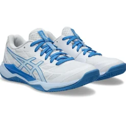 Indoorschoenen-Asics Gel-Tactic 12 indoorschoenen dames white light blue