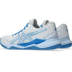 Indoorschoenen-Asics Gel-Tactic 12 indoorschoenen dames white light blue
