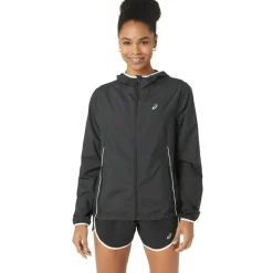 Hardloopkleding-Asics Icon Light hardloopjack dames performance black