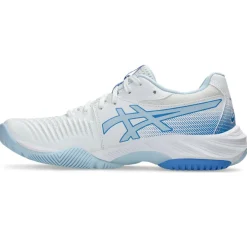 Indoorschoenen-Asics Netburner Ballistic FF 3 indoorschoenen dames white blue coast