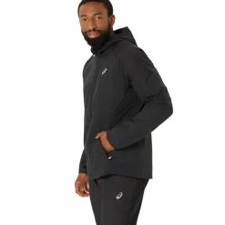 Asics Road Packable hardloopjack heren performance black< Hardloopkleding