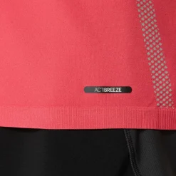 Asics Seamless SS hardloopshirt heren coral reef oasis green< Hardloopkleding