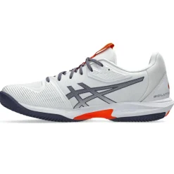 Asics Solution Speed FF 3 Clay tennisschoenen heren white greyish purple< Tennisschoenen