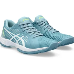 Asics Solution Swift FF Clay tennisschoenen dames gris blue white< Tennisschoenen