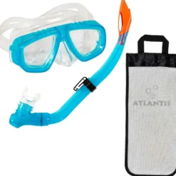 Zwemmen & Duiken-Atlantis Bimini Combo snorkelset junior turquoise