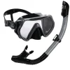 Zwemmen & Duiken-Atlantis Borneo Combo snorkelset black grey