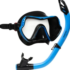 Zwemmen & Duiken-Atlantis Samana Pro Combo snorkelset black ocean