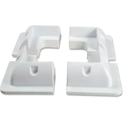 Zonnepanelen & Energie-Atlas Solar  Hoeksteunen voor zonnepaneel wit