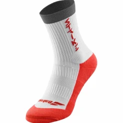 Tenniskleding-Babolat Pro 360 tennissokken heren wit rood