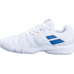 Padelschoenen-Babolat Sensa padelschoenen dames white cool blue