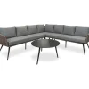 Bardani Azori hoek loungeset taupe grijs< Loungesets