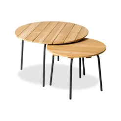 Tuintafels-Bardani Bari L bijzettafel ø 75 teak
