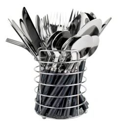 Bardani Bestekset met draadmand 24-delig< Bestek