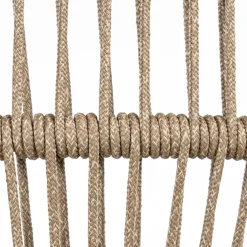 Tuinstoelen-Bardani Boston loungestoel inclusief hocker sahara dust