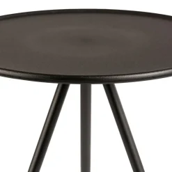 Bardani Divi bijzettafel ø 37 black< Tuintafels