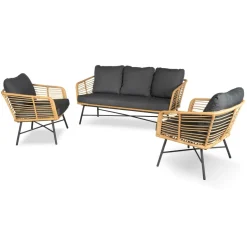 Loungesets-Bardani Madero loungeset 3-delig bamboo