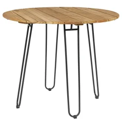 Tuintafels-Bardani Madero tuintafel 90 black teak