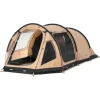 Bardani Mustang 220 RSTC tunneltent beige< 3-Persoons Tent|Tunneltenten