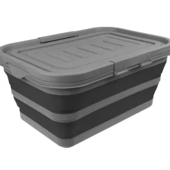 Opbergboxen & Kratten-Bardani Nelson opvouwbare mand 38L met deksel