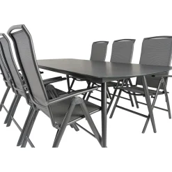 Tuinsets-Bardani Olivia 240 x 100 cm Capri 6 tuinset grey