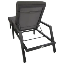 Bardani Quinta ligbed anthracite inclusief kussen< Ligbedden