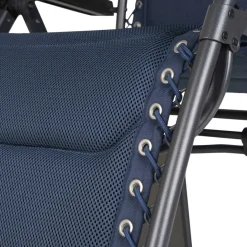 Relaxstoelen-Bardani Riposo Alu 3D Comfort relaxstoel moonlight blue