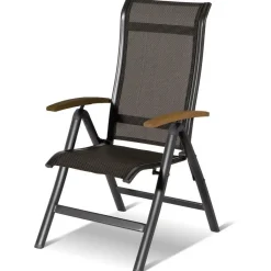 Tuinsets-Bardani Roma 240 Alice 4 tuinset verstelbaar teak antraciet